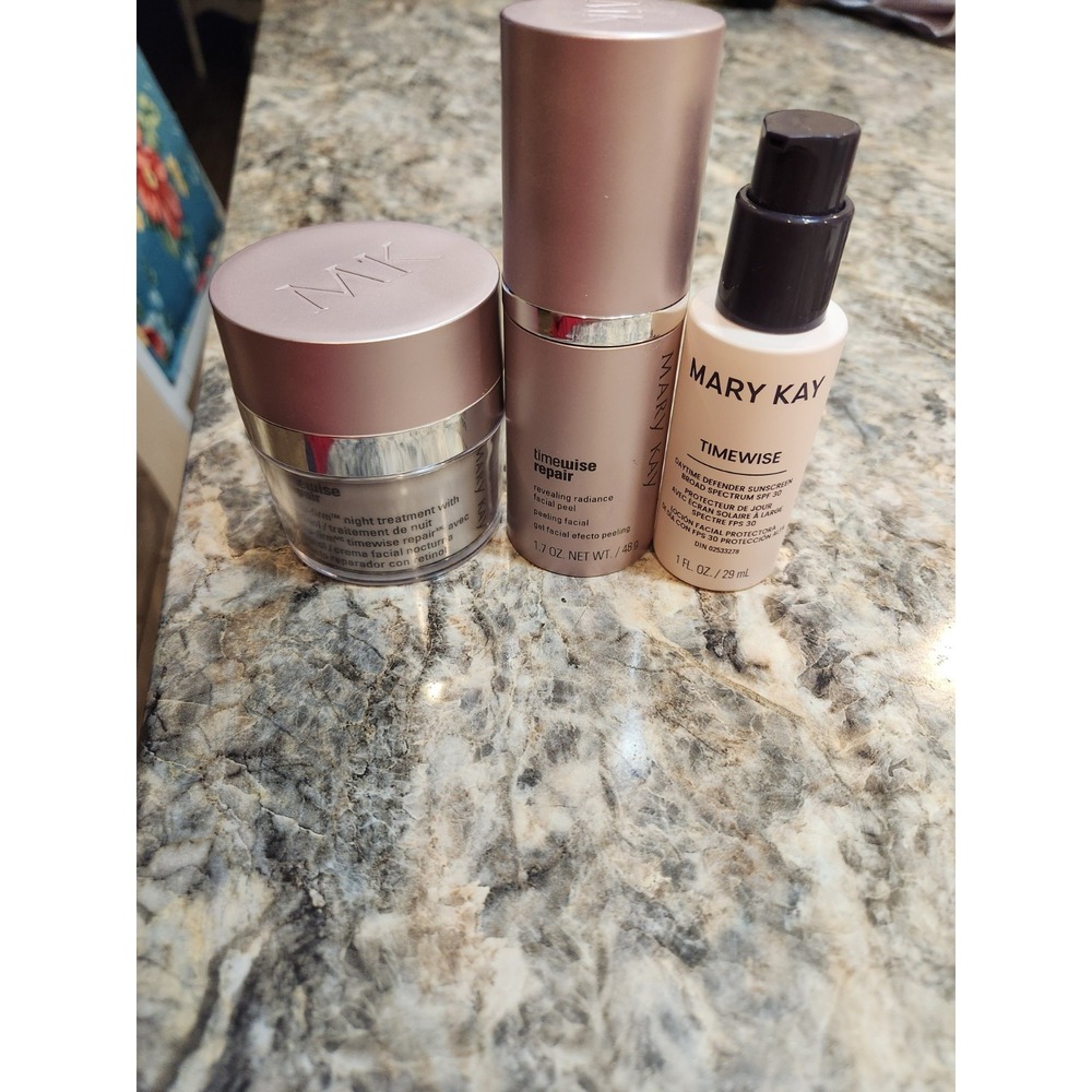 Mary Kay Timewise repair Volu-firm,Daytime Defender,& Radiance Facial Peel